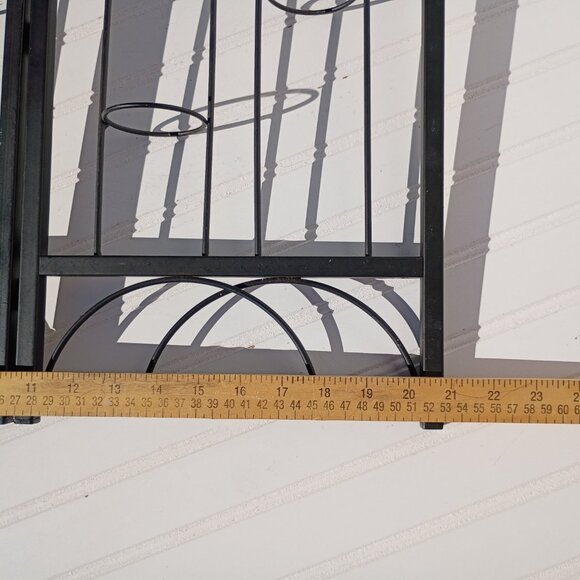 Cathedral Window Votive Candle Holders Gothic Black Wrought Iron Pair Arched Vtg - Picture 13 of 16